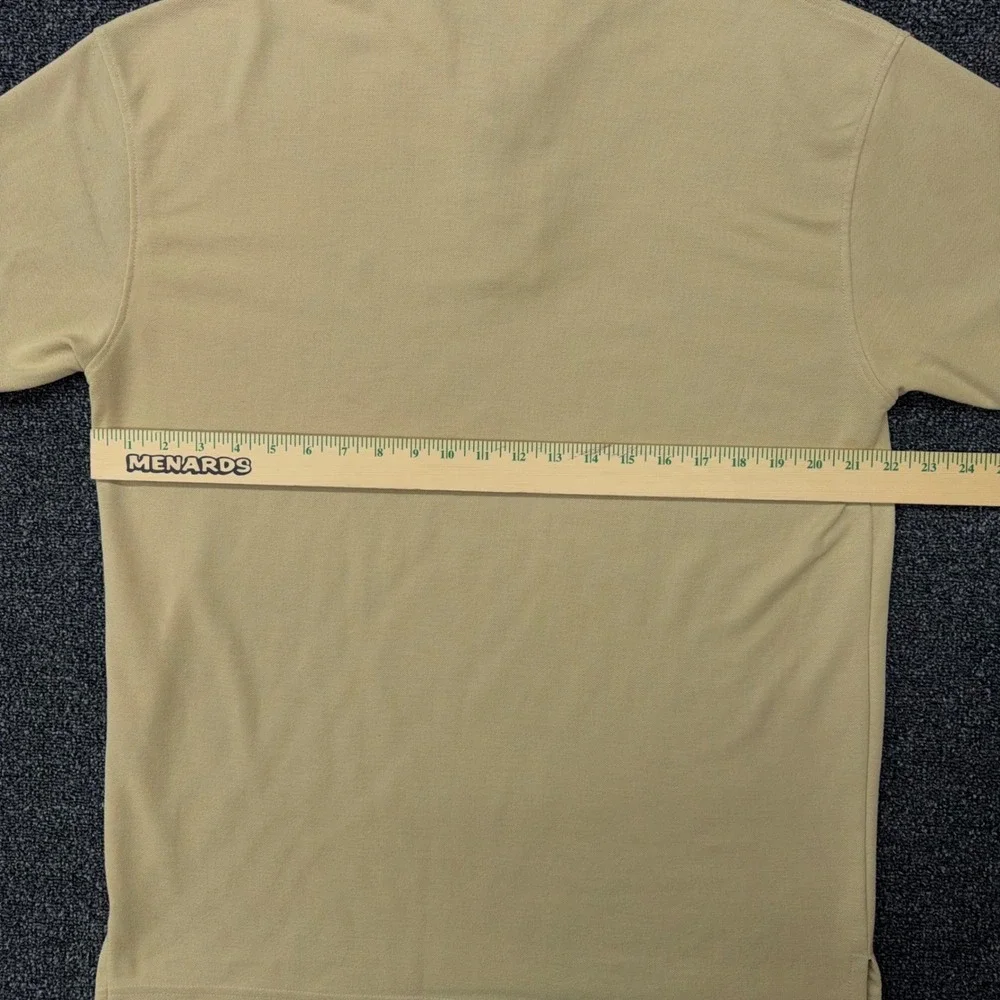 Polo Ralph Lauren Mens XXL Tan‎ Beige Short Sleeve Pique Polo Shirt Made in USA